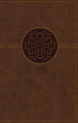 NIV, Thinline Reference Bible, Imitation Leather, Brown, Red Letter Edition, Comfort Print - Zondervan