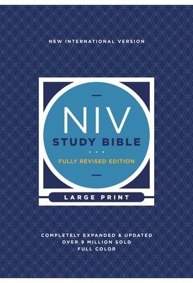 NIV Study Bible, Fully Revised Edition, Large Print, Hardcover, Red Letter, Comfort Print - Kenneth L. Barker