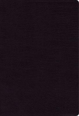 NIV, Thinline Bible, Giant Print, Bonded Leather, Black, Indexed, Red Letter Edition - Zondervan