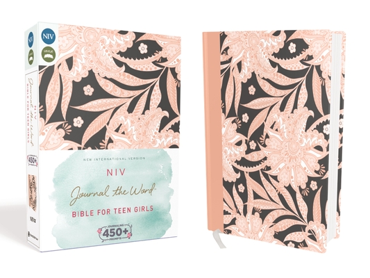 NIV, Journal the Word Bible for Teen Girls, Hardcover, Pink Floral: Includes Hundreds of Journaling Prompts! - Zondervan