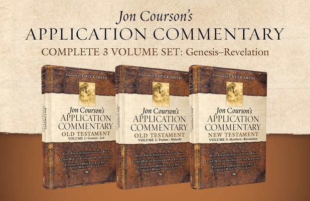 Jon Courson's Application Commentary, Complete 3-Volume Set: Genesis - Revelation - Jon Courson