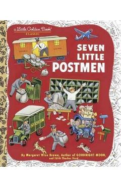 Coperta cărții 'Seven Little Postmen - Margaret Wise Brown'