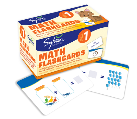 1st Grade Math Flashcards: 240 Flashcards for Building Better Math Skills (Addition & Subtraction, Place Value, Number Patterns, Comparing Number - Sylvan Learning