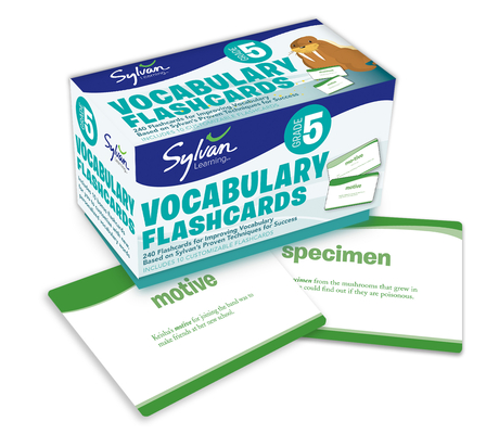 5th Grade Vocabulary Flashcards: 240 Flashcards for Improving Vocabulary Based on Sylvan's Proven Techniques for Success - Sylvan Learning