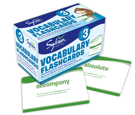 3rd Grade Vocabulary Flashcards: 240 Flashcards for Improving Vocabulary Based on Sylvan's Proven Techniques for Success - Sylvan Learning