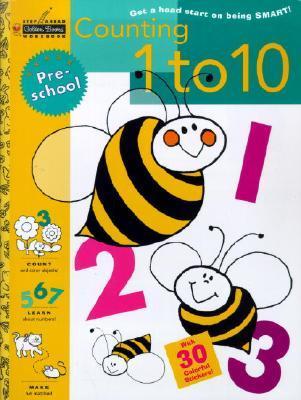 Counting 1 to 10, Grade Preschool [With 30 Stickers] - Golden Books
