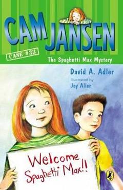 Coperta cărții 'Cam Jansen and the Spaghetti Max Mystery - David A. Adler'