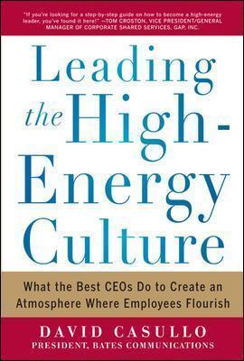 Leading the High Energy Culture: What the Best Ceos Do to Create an Atmosphere Where Employees Flourish - David Casullo