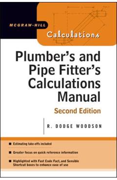 Coperta cărții 'Plumber's and Pipe Fitter's Calculations Manual - R. Woodson'