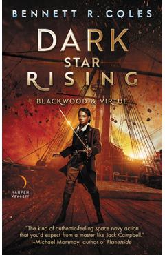 Coperta cărții 'Dark Star Rising: Blackwood & Virtue - Bennett R. Coles'