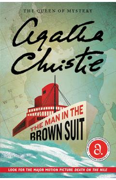 Coperta cărții 'The Man in the Brown Suit - Agatha Christie'