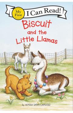 Coperta cărții 'Biscuit and the Little Llamas - Alyssa Satin Capucilli'