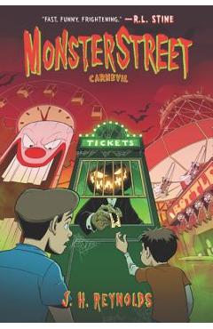 Coperta cărții 'Monsterstreet: Carnevil - J. H. Reynolds'