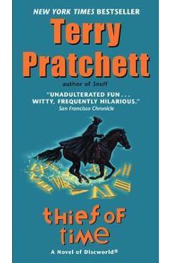Coperta cărții 'Thief of Time - Terry Pratchett'