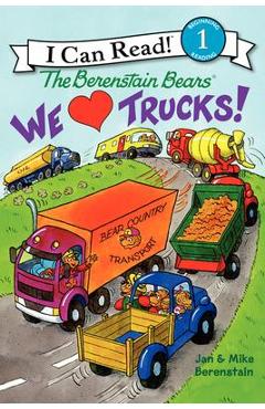 Coperta cărții We Love Trucks! - Jan Berenstain