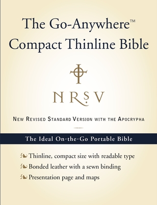 Go-Anywhere Compact Thinline Bible-NRSV-With Apocrypha - Zondervan