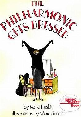 Coperta cărții 'The Philharmonic Gets Dressed - Karla Kuskin'