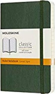 Moleskine Notebook, Pocket, Ruled, Myrtle Green, Soft Cover (3.5 X 5.5) - Moleskine