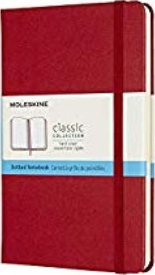 Moleskine Notebook, Medium, Dotted, Scarlet Red, Hard Cover (4.5 X 7) - Moleskine