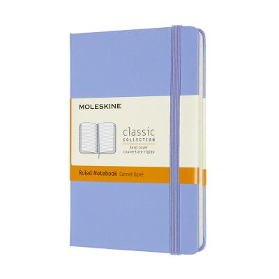 Moleskine Classic Notebook, Pocket, Ruled, Hydrangea Blue, Hard Cover (3.5 X 5.5) - Moleskine