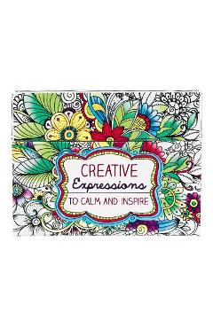 Coperta cărții 'Coloring Cards Creative Expressions - Christian Art Gifts'