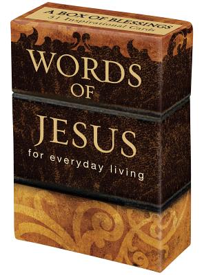 Coperta cărții 'Box of Blessings: Words of Jesus. With 50 Cards - Christian Art Gifts'