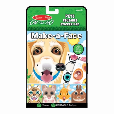 Make-A-Face Pets Reusable Sticker Pad - Melissa & Doug