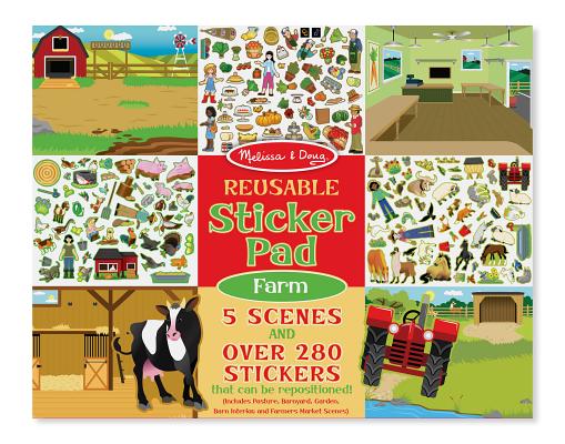 Reusable Sticker Pad - Farm - Melissa & Doug
