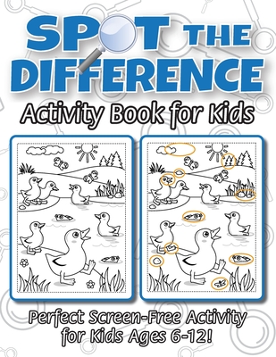 Spot the Difference Activity Book for Kids: (Ages 6-12) Spot 10 Differences in Every Spread! - Engage Books (activities)