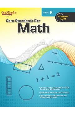 Coperta cărții 'Core Standards for Math Reproducible Grade K - Houghton Mifflin Harcourt'