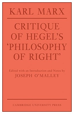 Critique of Hegel's 'Philosophy of Right' - Karl Marx