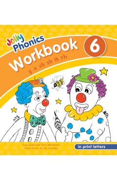 Jolly Phonics Workbook 6: In Print Letters (American English Edition) - Sue Lloyd