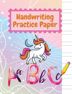 Adorable Kindergarten writing paper with lines for ABC kids - Notebook with Dotted Lined Sheets for K-3 Students - Adil Daisy
