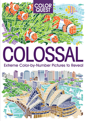 Color Quest: Colossal: The Ultimate Color-By-Number Challenge - Joanna Webster