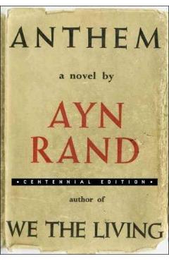Coperta cărții 'Anthem - Ayn Rand'