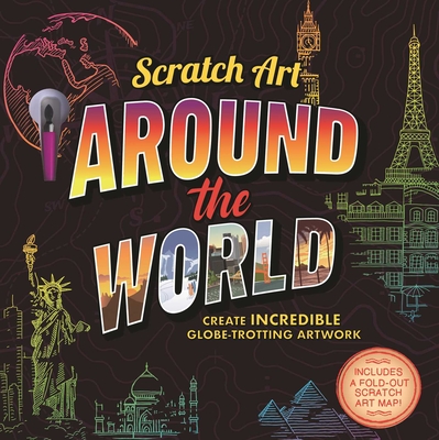 Scratch Art: Around the World: Adult Scratch Art Activity Book - Igloobooks