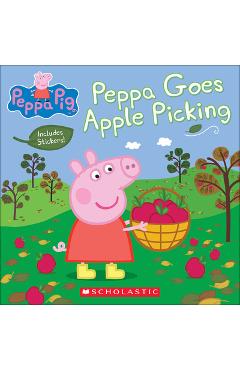 Coperta cărții 'Peppa Goes Apple Picking ( Peppa Pig ) -'