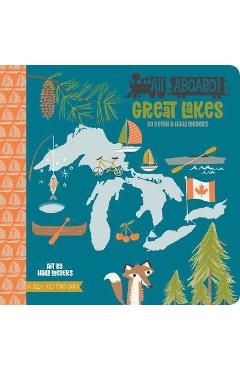 Coperta cărții 'All Aboard! Great Lakes: A Seek and Find Book - Kevin Meyers'