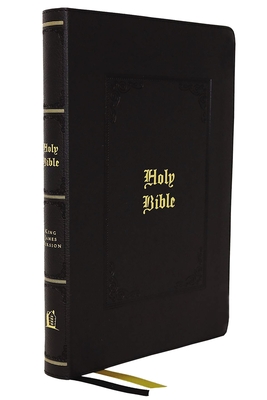 Kjv, Thinline Bible, Large Print, Vintage Series, Leathersoft, Black, Red Letter, Comfort Print: Holy Bible, King James Version - Thomas Nelson