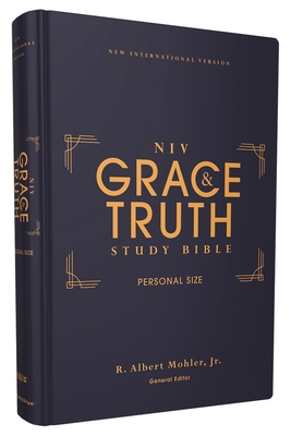 Niv, the Grace and Truth Study Bible, Personal Size, Hardcover, Red Letter, Comfort Print - R. Albert Mohler Jr