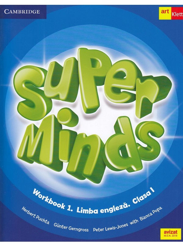 Super Minds. Limba engleza - Clasa 1 - Workbook 1 + CD - Herbert Puchta, Gunter Gerngross, Peter Lewis-Jones, Bianca Popa