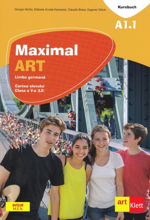 Maximal ART A1.1 - Limba germana - Clasa 5 L2 - Cartea elevului - Giorgio Motta, Elzbieta Krulak-Kempisty, Claudia Brass, Dagmar Gluck