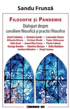 Coperta cărții 'Filosofie și pandemie - Sandu Frunză'