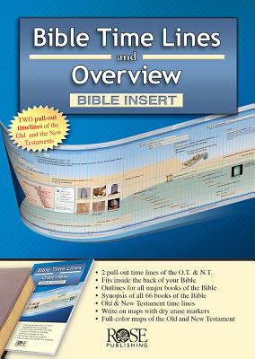 Bible Time Lines and Overview - Bible Insert - Rose Publishing