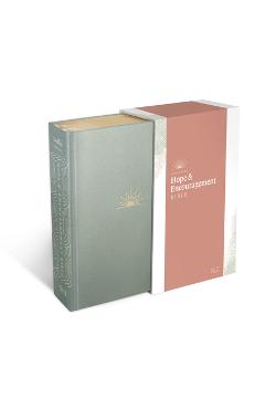 Coperta cărții 'NLT Dayspring Hope & Encouragement Bible (Hardcover Deluxe, Seafoam Green) - Tyndale'