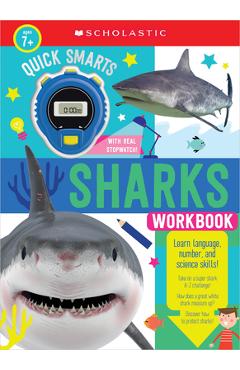 Coperta cărții 'Quick Smarts Sharks Workbook: Scholastic Early Learners (Workbook) - Scholastic'