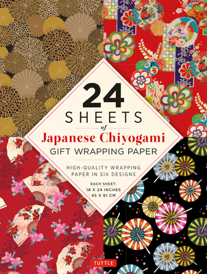 24 Sheets of Chiyogami Patterns Gift Wrapping Paper: High-Quality 18 X 24 (45 X 61 CM) Wrapping Paper - Tuttle Publishing