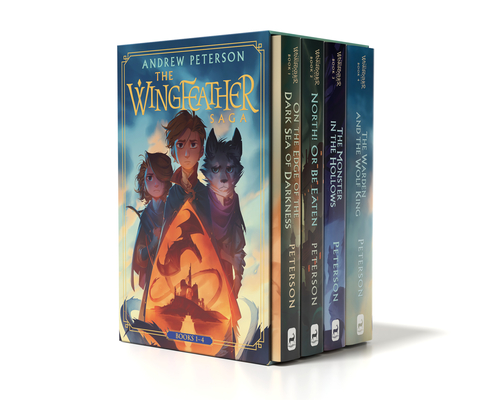 Wingfeather Saga Boxed Set: On the Edge of the Dark Sea of Darkness; North! or Be Eaten; The Monster in the Hollows; The Warden and the Wolf King - Andrew Peterson