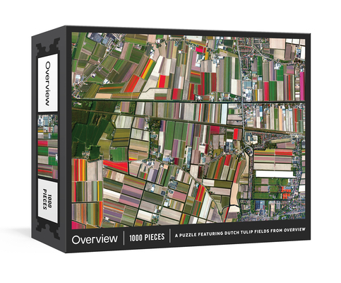Overview Puzzle: A 1000-Piece Jigsaw Featuring Dutch Tulip Fields from Overview: Jigsaw Puzzles for Adults - Benjamin Grant