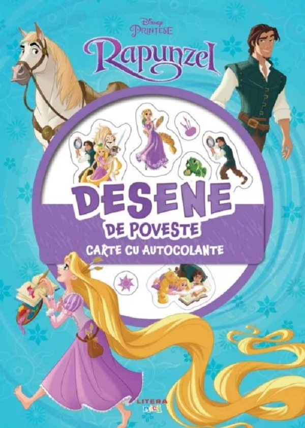 Disney Printese: Rapunzel. Desene de poveste. Carte cu autocolante